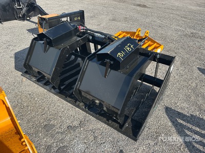 2025 GIYI X-HWG72 72 in Skeleton Skid Steer Grapple Bucket (Unused)