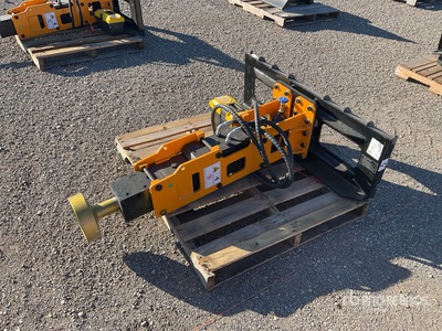 2025 GIYI GY-D680 Skid Steer Post Driver (Unused)