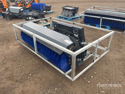 2025 ARTEER ASSB-72W 72 in ANGLE Skid Steer Broom (Unused)