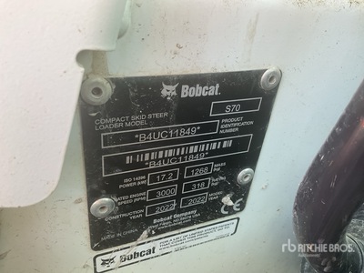 2022 Bobcat S70 Skid Steer Loader