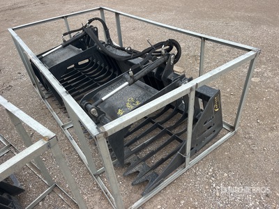 2025 ARTEER RGB-84W 84 in Rock Skid Steer Grapple Bucket (Unused)