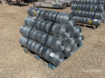 Quantity of (10) 2025 BYT FFC762 330 ft x 4 ft Galvanized Farm Zaun (Unused)