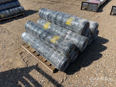 Quantity of (10) 2025 BYT FFC762 330 ft x 4 ft Galvanized Farm Zaun (Unused)