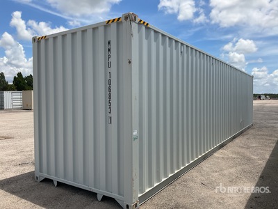 2025 40 ft High Cube Storage Container (Unused)