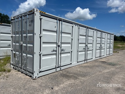 2025 40 ft High Cube Multi-Door Storage Container (Unused)