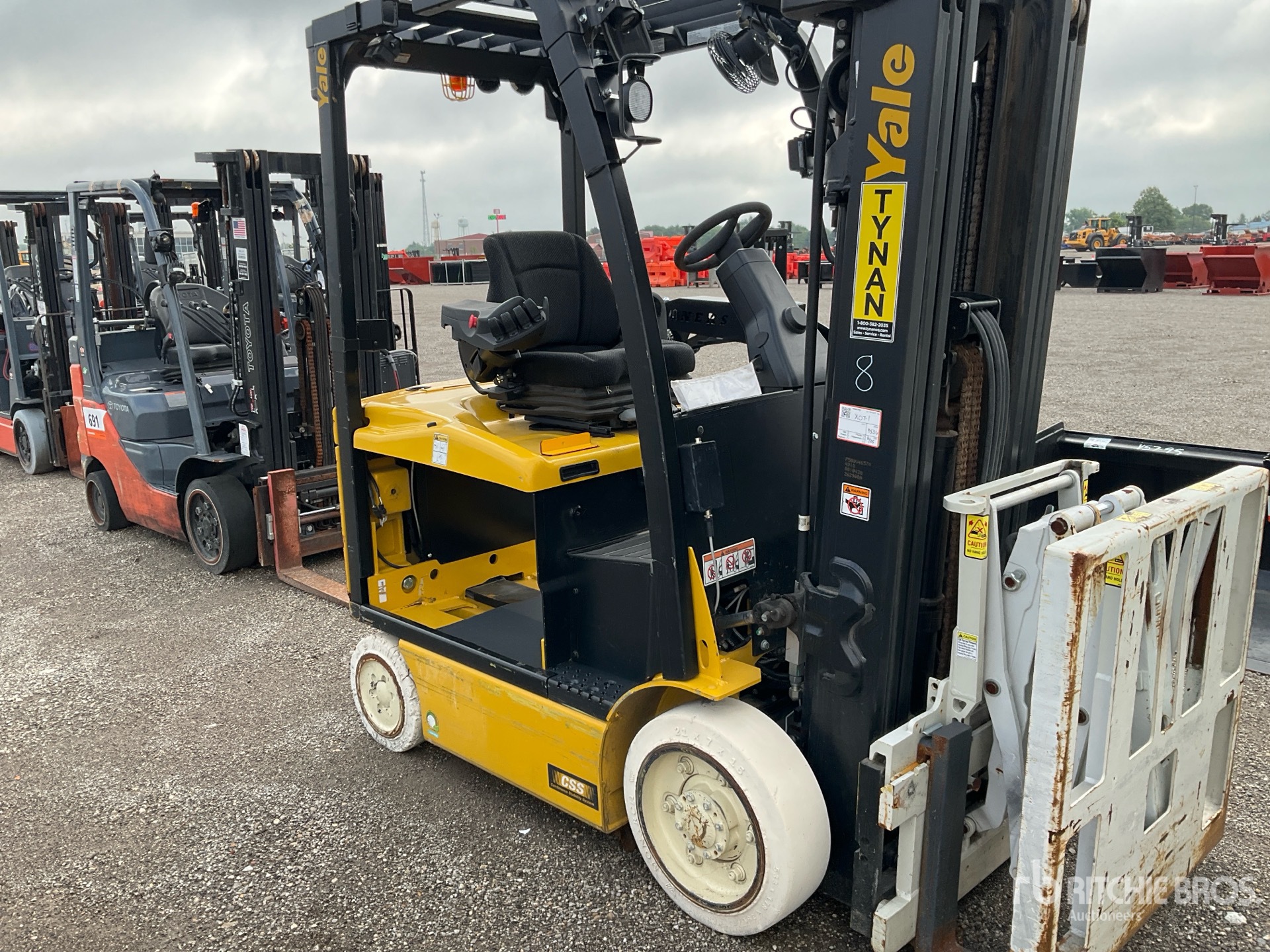 2020 Yale ERC050VGN48TE085 Electric Forklift
