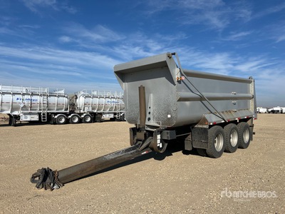2020 Langfab 20 ft Tri/A Pup Dump Trailer