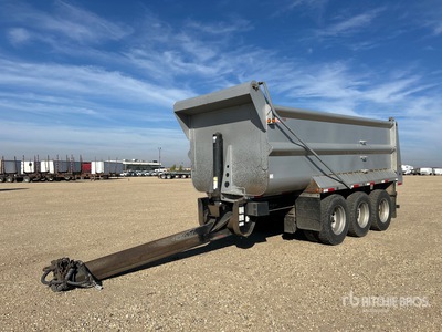 2020 Langfab 20 ft Tri/A Remolque volcador con acoplado