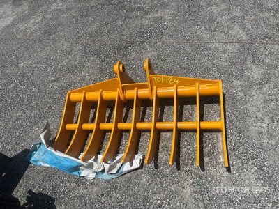 2025 GIYI Excavator Rake - Fits Cat 305 (Unused)