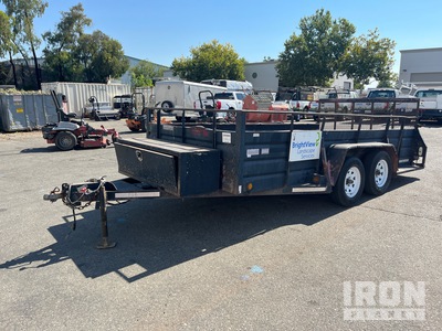 2009 Marksman LSET80X14-70 14 ft T/A Utility Trailer