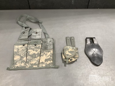 (117) Bandoleer Ammunition Pouches, (266) Hand Grenade Pouches & Assorted Items