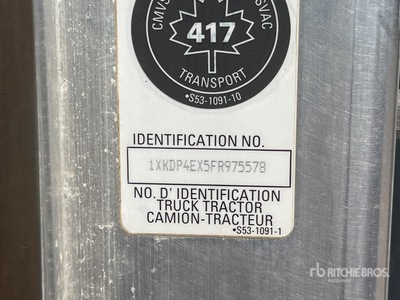 2015 Kenworth T800 Cabeza Tractora Cabina Dormitorio