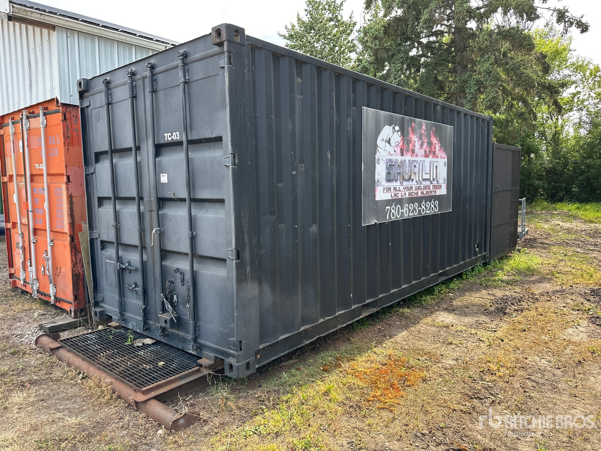 2000 20 ft Standard Skid Mounted Storage Container