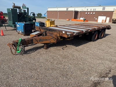 1999 Haulmaster 22 ft T/A Equipment Trailer