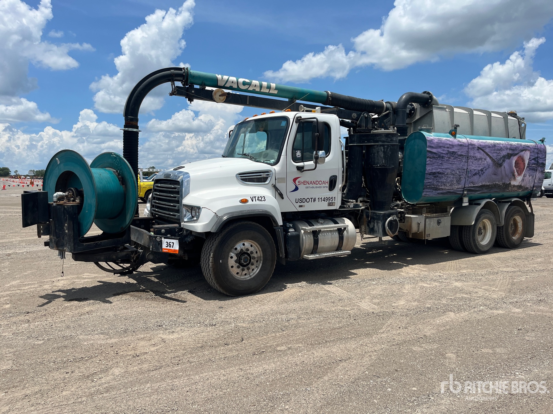 Vacall on 2015 Freightliner 114SD 6x4 Camion limpiador de alcantarilla