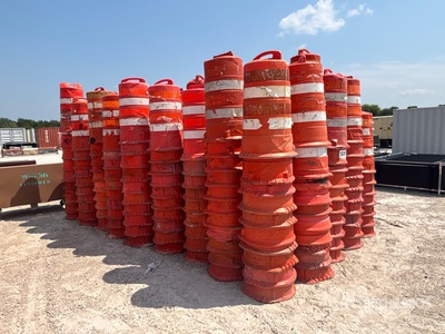 Quantity of Portable - Stackable - Safety Barrels - Safety Supplies