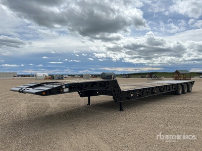 2013 Gerrys KSN105 45 ton 55 ft Tri/A Folding Neck Trailer