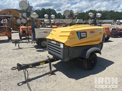 2019 Atlas Copco XAS 185 KD FT4 185 cfm Mobile Compresor de aire