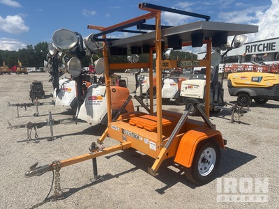 2018 Solar Tech Silent Sentinel Solar Tablero de señalización