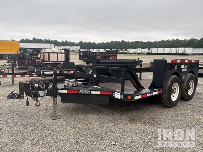 2018 Anderson Manufacturing Inc. HGL10612 12 ft T/A Aanhangwagen met kanteldek