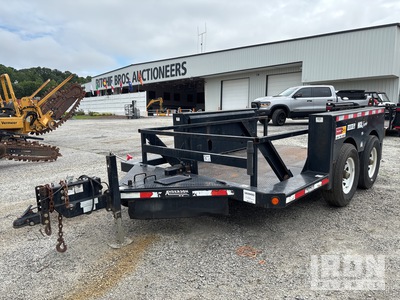 2018 Anderson HGL10612 12 ft T/A Aanhangwagen voor grondbelasting