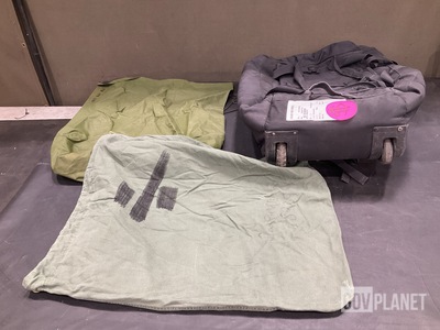 (38) Clothing Bags, (25) Duffel Bags, (42) Barracks Bags & Assorted Items