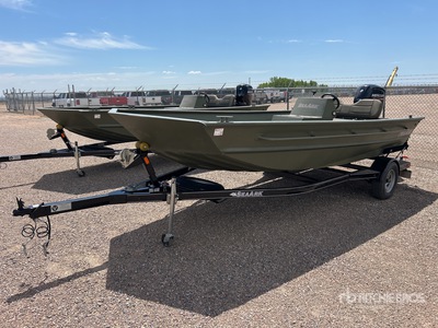 2019 Seaark 1872MVT 18 ft Fishing Boat w/2019 Marine Master SA1872 Trailer