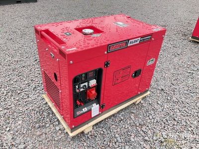 2025 Ashita DG12000SE3 8.5 kW Skid-Mounted Planta de Luz (Sin Usar) / Generator set (Unused)