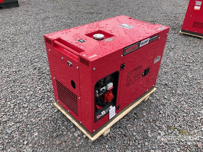 2025 Ashita DG12000SE3 8.5 kW Skid-Mounted Planta de Luz (Sin Usar) / Generator set (Unused)