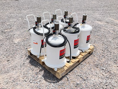 Quantity of (6) 2025 Ashita 13QB02 Lote de Bombas de Grasa (Sin Usar) / Pneumatic Grease Pump (Unused)
