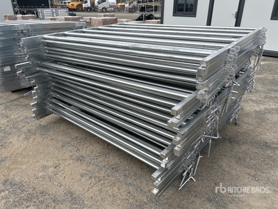 Quantity of (27) BYT 2.1 m x 1.8 m Galvanized Livestock Panel (Unused)