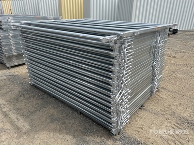 Quantity of (30) BYT 2.1 m x 1.8 m Galvanized Livestock Panel (Unused)