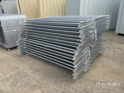 Quantity of (27) BYT 2.1 m x 1.8 m Galvanised Livestock Panel (Unused)