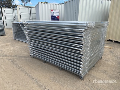 Quantity of (30) BYT 2.1 m x 1.8 m Galvanized Livestock Panel (Unused)