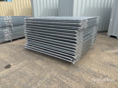 Quantity of (27) BYT 2.1 m x 1.8 m Galvanized Livestock Panel (Unused)