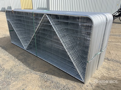 Quantity of (30) BYT 3 m x 1.17 m Galvanized Mesh Livestock Gate (Unused)