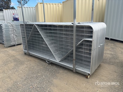 Quantity of (30) BYT 3 m x 1.17 m Galvanized Mesh Livestock Gate (Unused)
