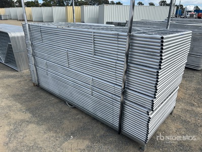 Quantity of (40) BYT 3 m x 1.17 m Galvanized Mesh Livestock Gate (Unused)