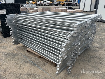 Quantity of (27) BYT 2.1 m x 1.8 m Galvanized Livestock Panel (Unused)