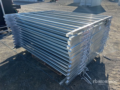 Quantity of (27) BYT 2.1 m x 1.8 m Galvanised Panneau pour bétail (Unused)