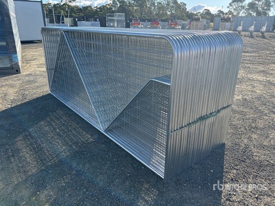 Quantity of (30) BYT 3 m x 1.17 m Galvanized Mesh بوابة المزرعة  (Unused)