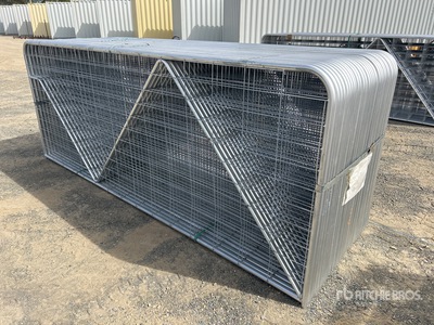 Quantity of (30) BYT 3 m x 1.17 m Galvanized Mesh Livestock Gate (Unused)