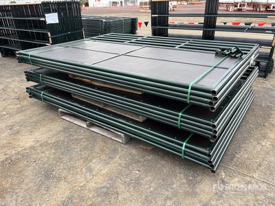 Quantity of (3) BYT 2.9 m x 2.1 m Horse Stall Kit (Unused)