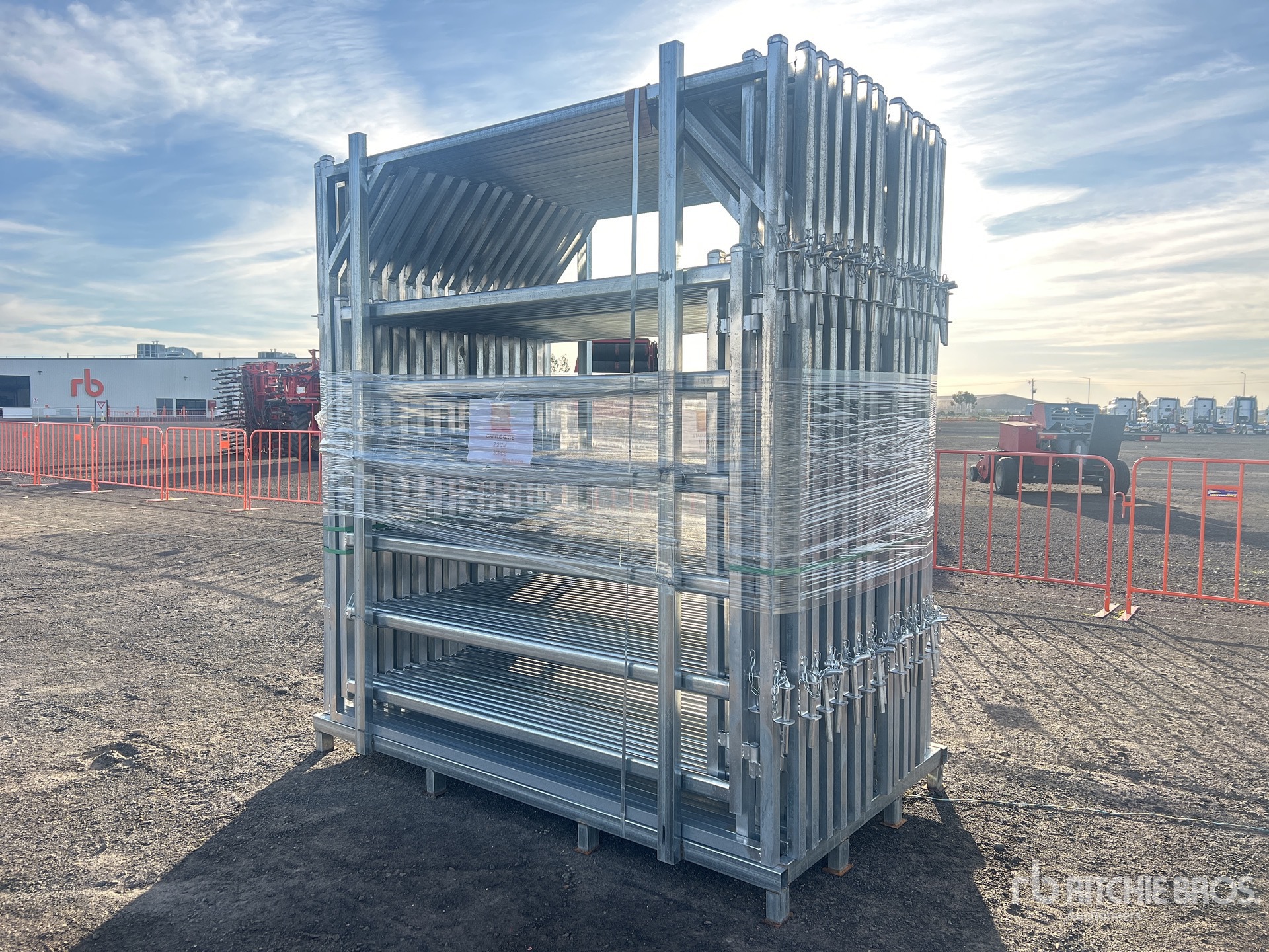 Quantity of (30) BYT 2 m x 2.2 m Galvanized Livestock Gate (Unused)