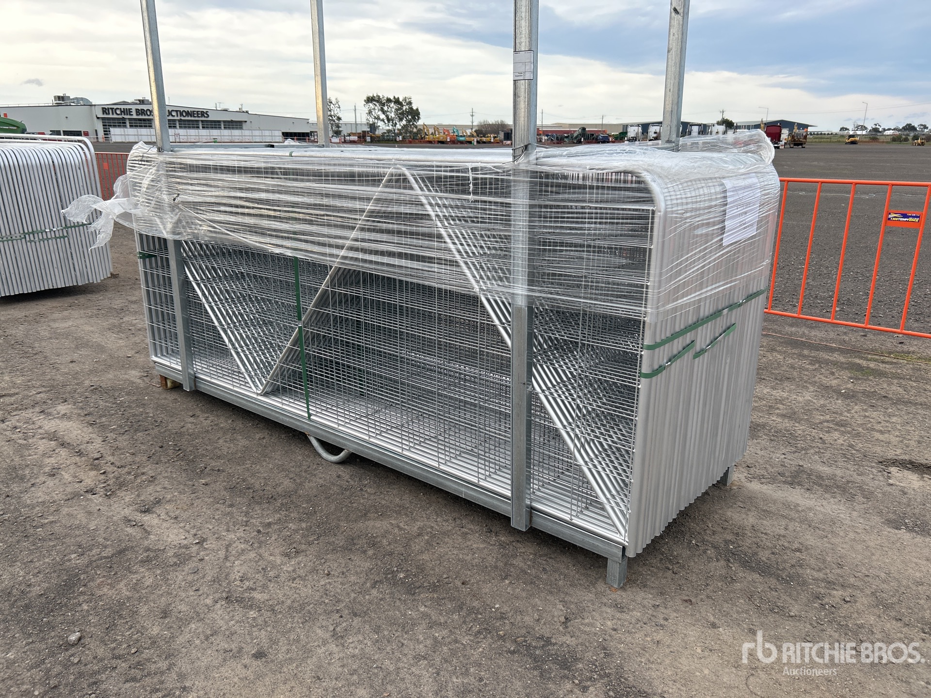 Quantity of (30) BYT 3 m x 1.17 m Galvanized Mesh Livestock Gate (Unused)