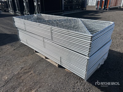 Quantity of (30) BYT 3 m x 1.17 m Galvanized Mesh Livestock Gate (Unused)