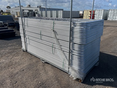 Quantity of (40) BYT 3 m x 1.17 m Galvanized Mesh Livestock Gate (Unused)