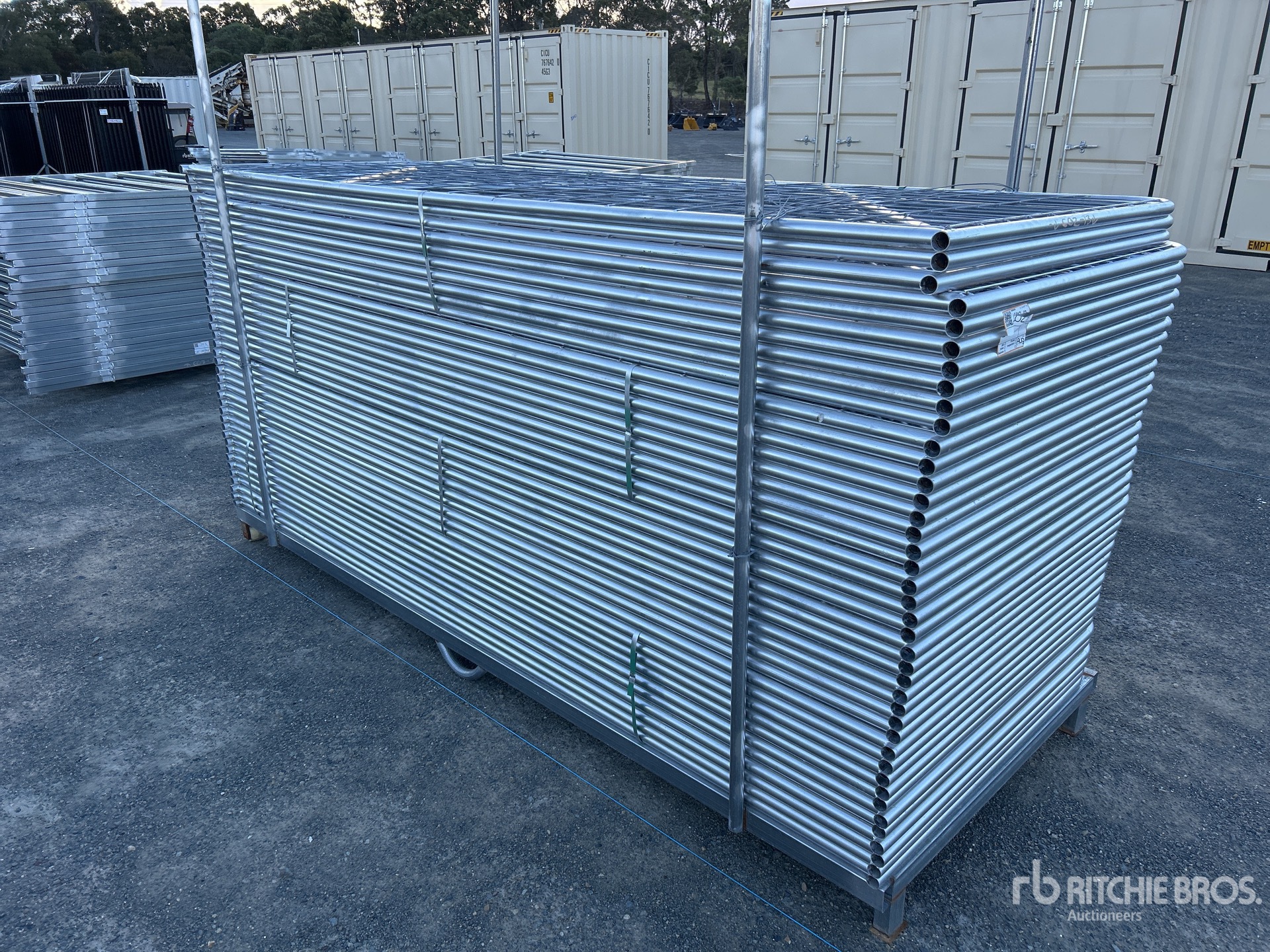 Quantity of (40) BYT 3 m x 1.17 m Galvanized Mesh Livestock Gate (Unused)