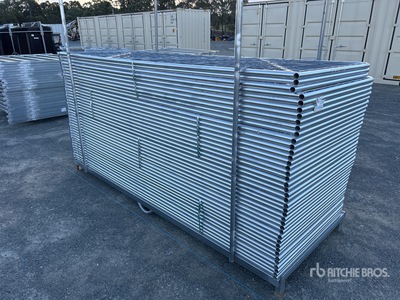 Quantity of (40) BYT 3 m x 1.17 m Galvanized Mesh Livestock Gate (Unused)