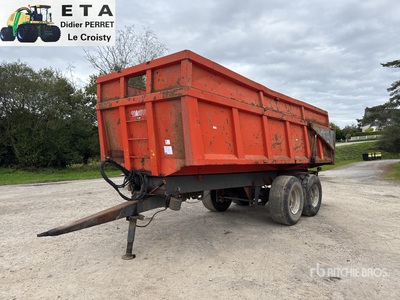 2001 Godimat GM150 T/A End Dump Benne A Cereales 2 Essieux Grain Trailer